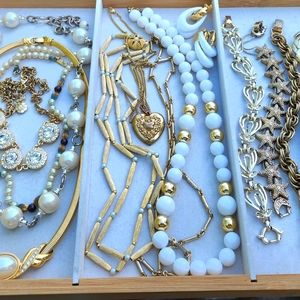 Costume Jewelry LOT Wear/ Upcycle/Repurpose Signed/Unsigned